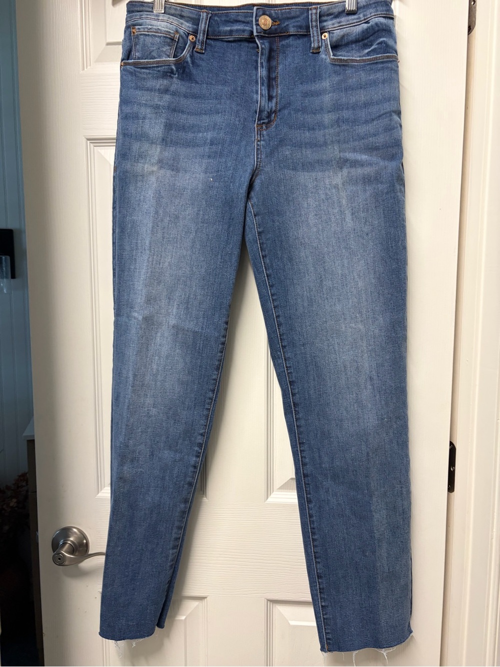 STS Blue Light Wash Straight Leg Jeans for Women
